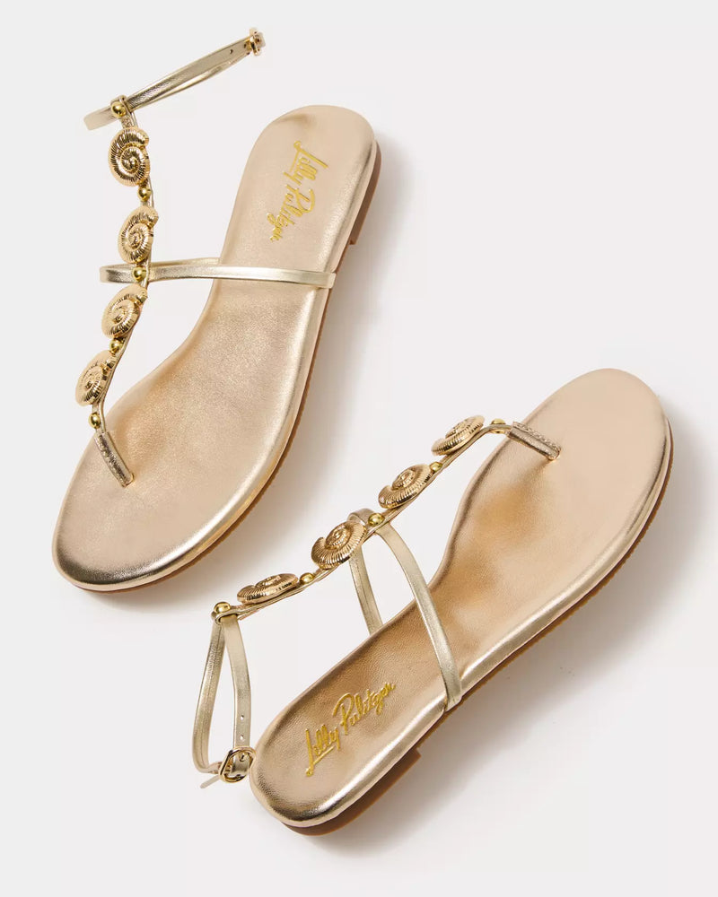 DYLANN SANDAL GOLD METALLIC