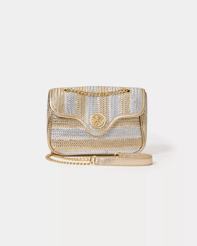 CORA CROSSBODY GOLD METALLIC X SILVER METALLIC