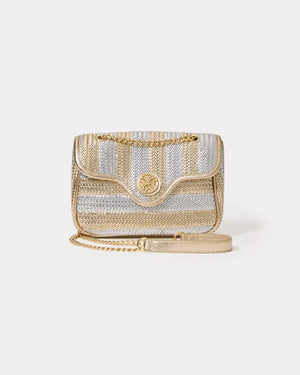 CORA CROSSBODY GOLD METALLIC X SILVER METALLIC