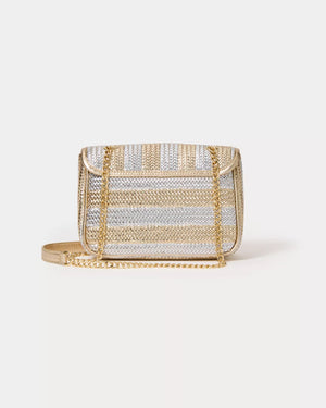 CORA CROSSBODY GOLD METALLIC X SILVER METALLIC