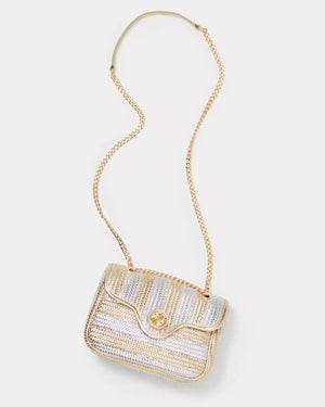 CORA CROSSBODY GOLD METALLIC X SILVER METALLIC