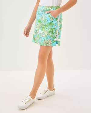 MONICA BOW SKORT UPF 50+ FRESH WATER BLUE SUNBATHERS BLISS GOLF