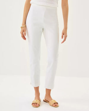 NANCEE CROP PANT RESORT WHITE