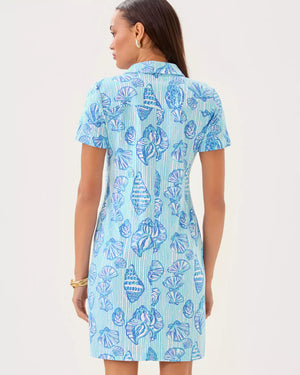 MANDI UPF 50+ DRESS FRESH WATER BLUE COOL AS SHELL