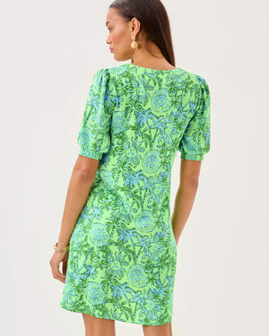 OLIVINE SHORT SLEEVE DRESS COOL MINT CATCHIN RAYS