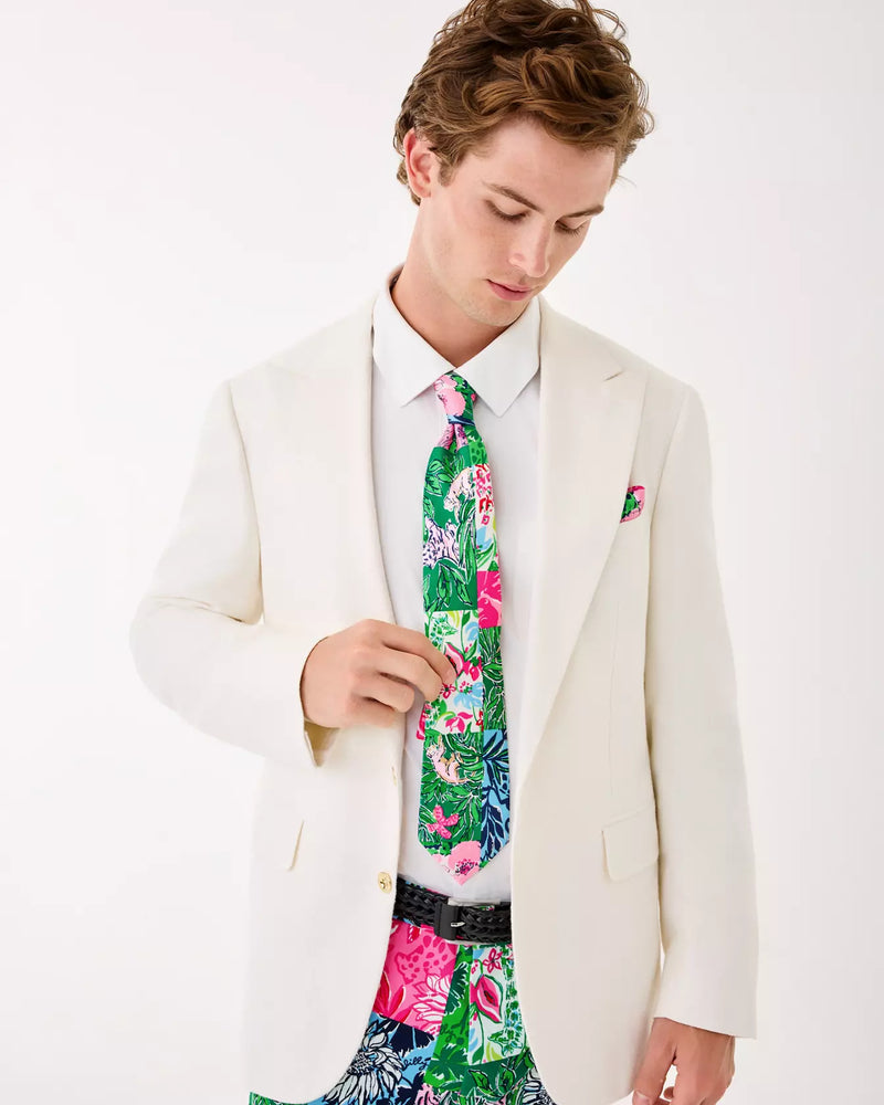 MENS STUFF TIE AND POCKET MULTI PARTY PUNCH PATCH