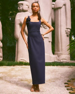 JADE MAXI DRESS TRUE NAVY