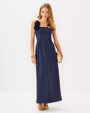 JADE MAXI DRESS TRUE NAVY