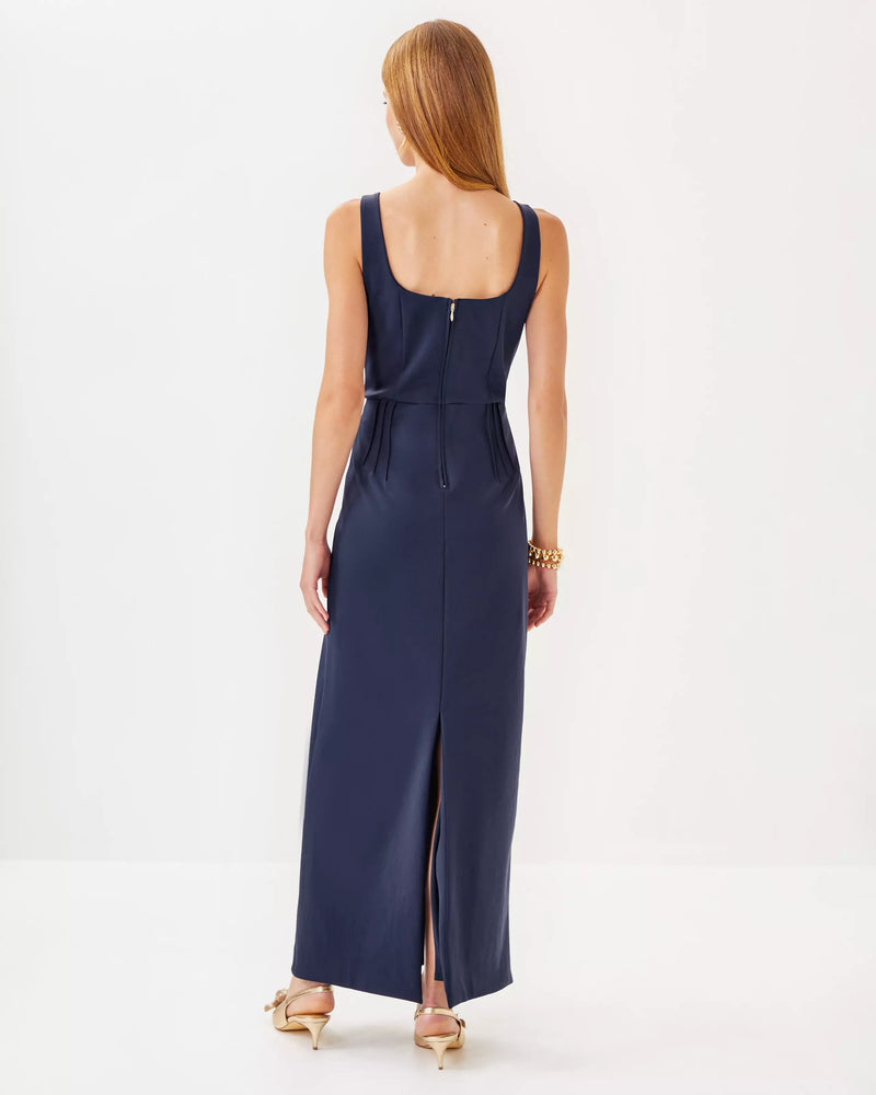 JADE MAXI DRESS TRUE NAVY