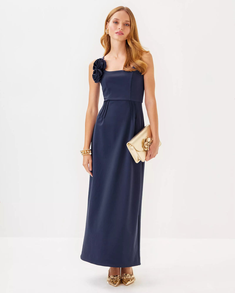 JADE MAXI DRESS TRUE NAVY