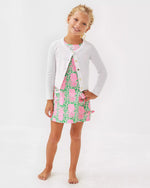 GIRLS MINI AMALIA CARDIGAN RESORT WHITE