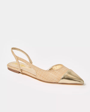 DORSEE SLINGBACK NATURAL