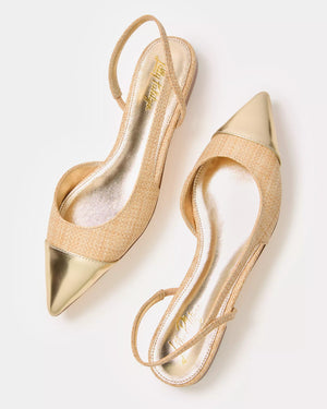 DORSEE SLINGBACK NATURAL