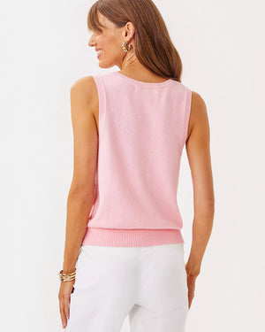 AMALIA SWEATER TANK PINK MUSE