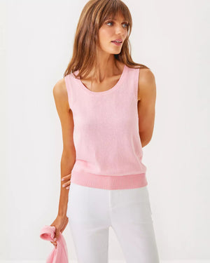 AMALIA SWEATER TANK PINK MUSE