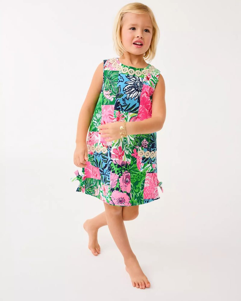 GIRLS LITTLE LILLY CLASSIC SHIFT MULTI PARTY PUNCH PATCH