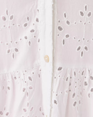 BRAILEY EYELET COVERUP RESORT WHITE HIDEAWAY RAYON EYELET