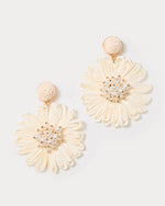 BURSTING BLOOMS EARRINGS COCONUT