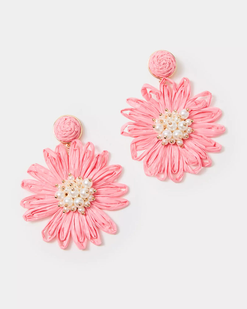 BURSTING BLOOMS EARRINGS SORBET PINK