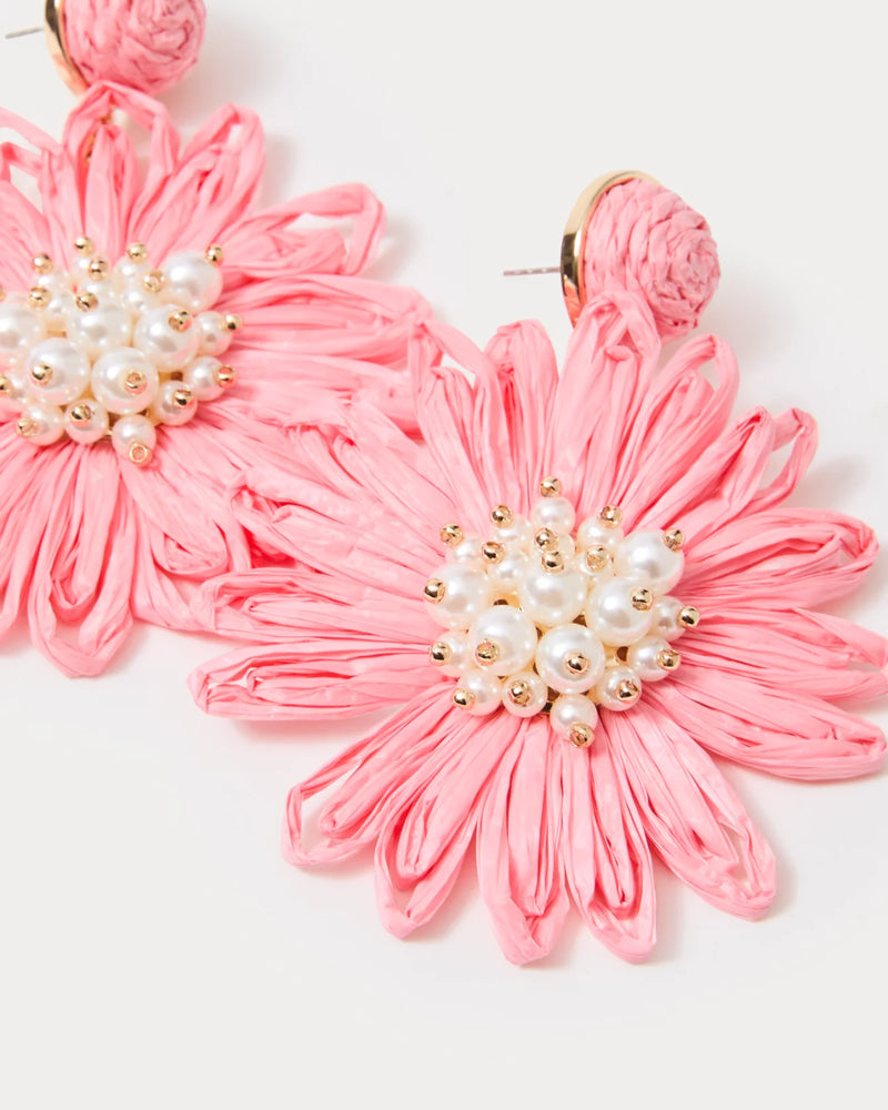 BURSTING BLOOMS EARRINGS SORBET PINK