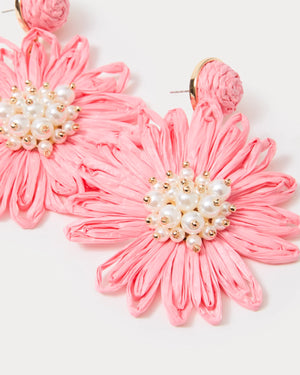 BURSTING BLOOMS EARRINGS SORBET PINK