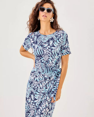 CHACE MAXI DRESS SAPPHIRE POOL SUMMER SHORELINES