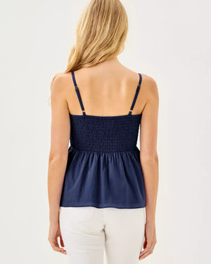 ZANNA SLEEVELESS TOP SAPPHIRE POOL