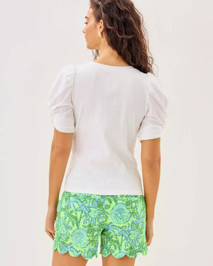 IGBY KNIT TOP RESORT WHITE