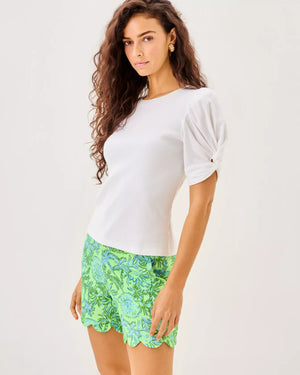 IGBY KNIT TOP RESORT WHITE