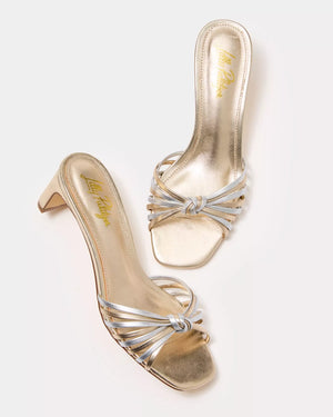 CORA SANDAL GOLD METALLIC X SILVER METALLIC