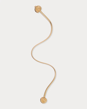 BAREFOOT BEACHCOMBER BELT GOLD METALLIC