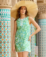 KALLIOPE SHIFT ROMPER COOL MINT CATCHIN RAYS OVERPRINT