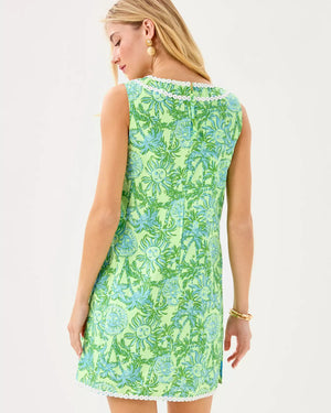 KALLIOPE SHIFT ROMPER COOL MINT CATCHIN RAYS OVERPRINT