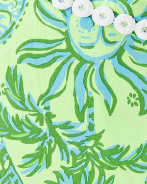 KALLIOPE SHIFT ROMPER COOL MINT CATCHIN RAYS OVERPRINT
