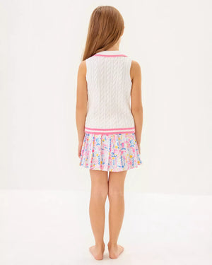GIRLS SYLVANA SKORT MULTI SUMMER SERENADE