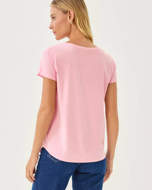 KEY WEST TOP CONCH SHELL PINK