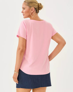 KEY WEST TOP CONCH SHELL PINK