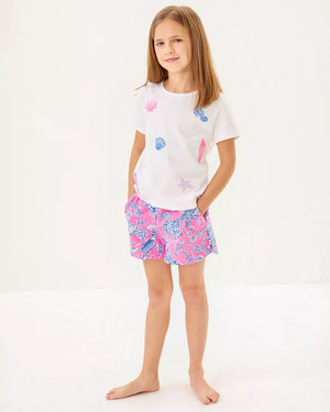 GIRLS AVIETTE SHORT ROUSSEAU PINK BAREFOOT BEACHCOMBERS
