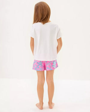 GIRLS AVIETTE SHORT ROUSSEAU PINK BAREFOOT BEACHCOMBERS