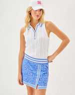 MONICA 15" SKORT UPF 50+ SUNWASHED BLUE SEACRETS GOLF