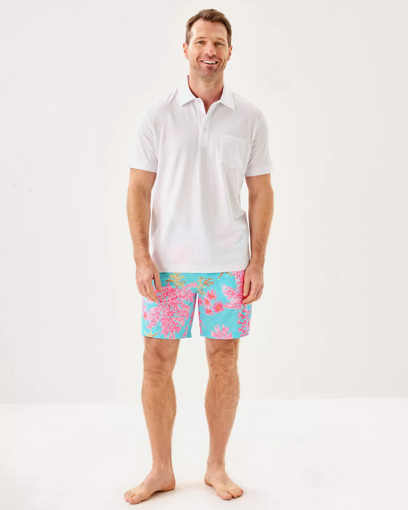 MENS STUFF DEL LAGO SWIM MULTI ROYAL CORAL
