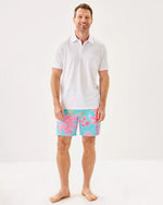 MENS STUFF DEL LAGO SWIM MULTI ROYAL CORAL