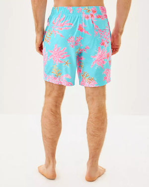MENS STUFF DEL LAGO SWIM MULTI ROYAL CORAL