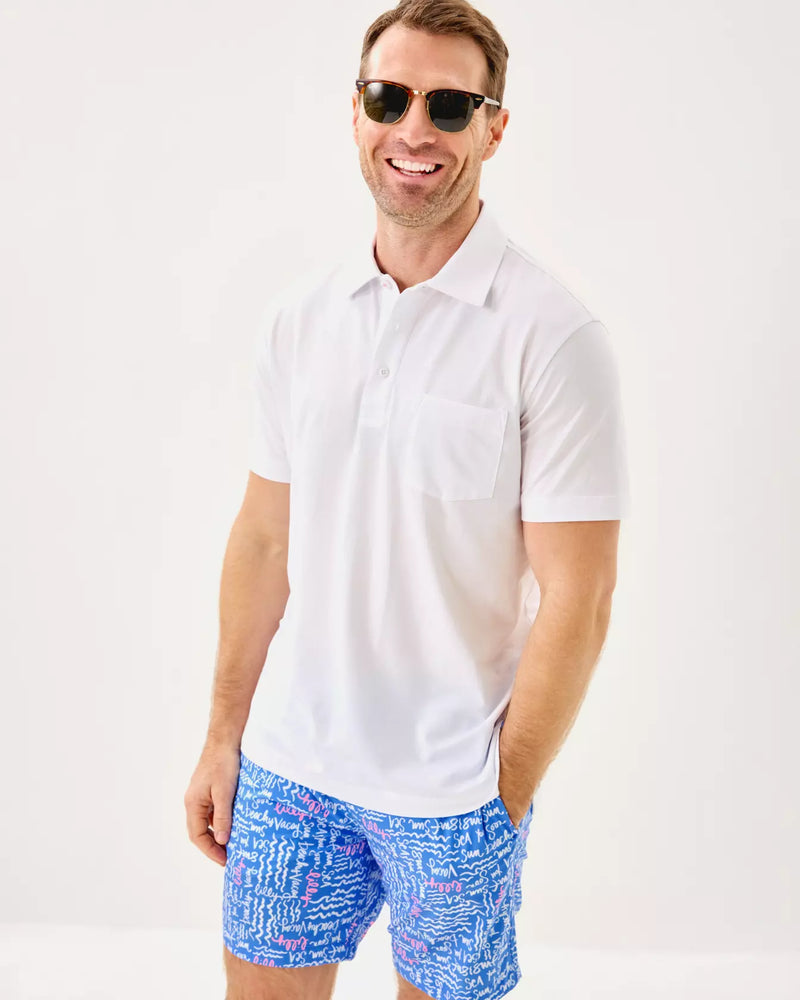 MENS STUFF DEL LAGO SWIM SUNWASHED BLUE SEACRETS