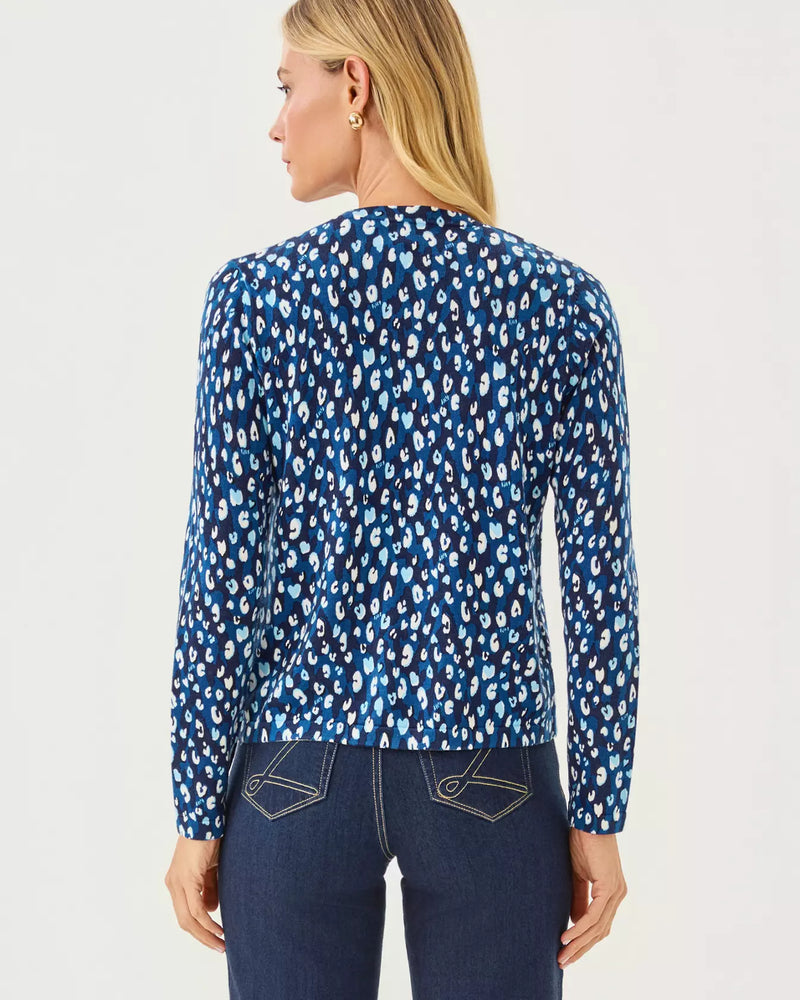 FAIRLEY CARDIGAN STARLIGHT NAVY YOURE AN ANIMAL