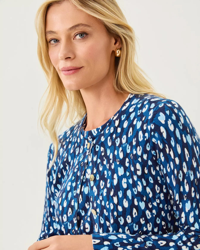 FAIRLEY CARDIGAN STARLIGHT NAVY YOURE AN ANIMAL