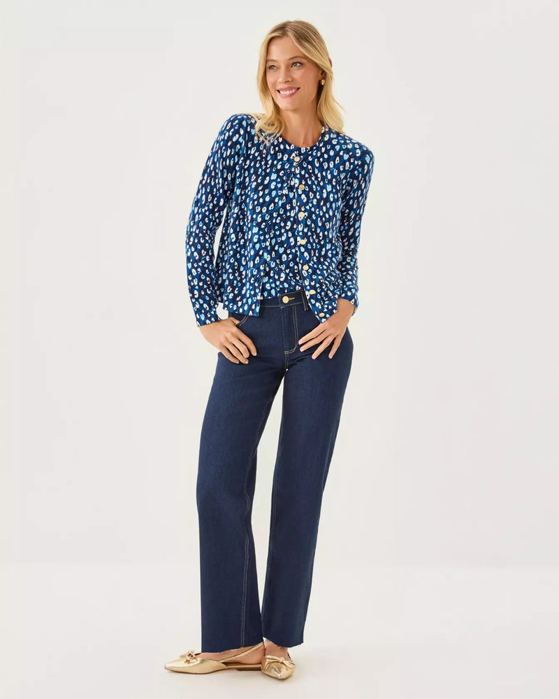 FAIRLEY CARDIGAN STARLIGHT NAVY YOURE AN ANIMAL