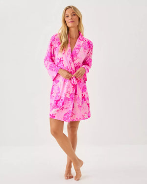 ISSIE PJ KNIT ROBE PARIGI PINK SUPPORTING SQUAD