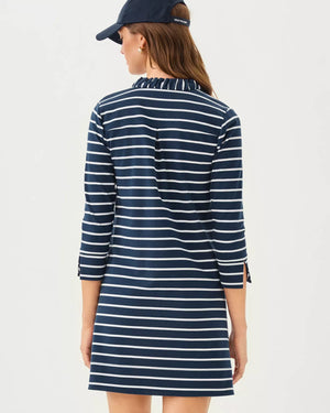 KNIGHTLEY DRESS LOW TIDE NAVY HERITAGE STRIPE