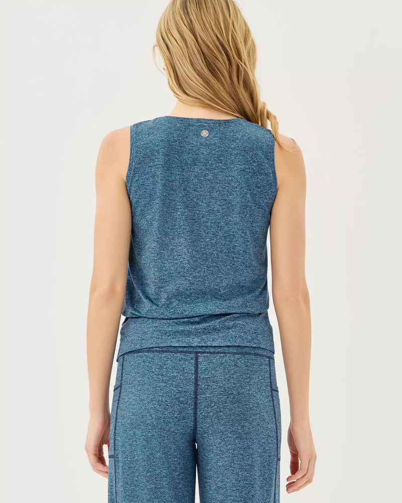 CLARO TOP UPF 50+ LOW TIDE NAVY X TANGIER TEAL